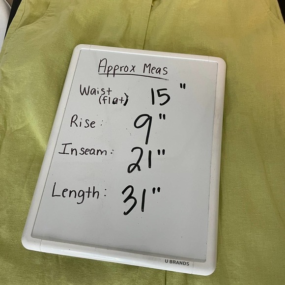 R.Q.T Linen Blend Straight Leg Crop Pants - Picture 7 of 7